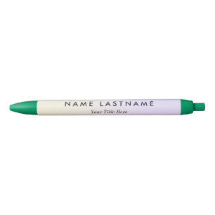 Modern Promotional Business Logo Black Ink Pen