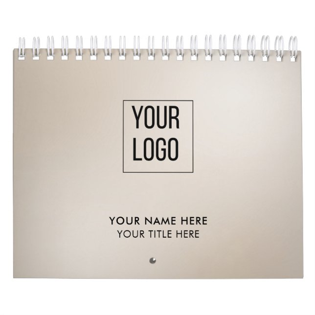 Modern Promotional Business Logo Calendar (Cover)