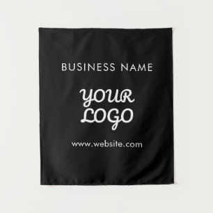 Modern Promotional Logo & Text Editable Colour Tapestry