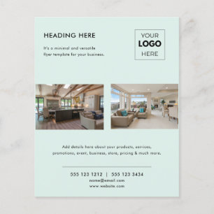 Modern Promotional Real Estate Business Logo Flyer