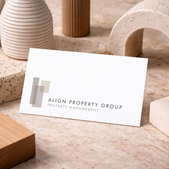 Modern Property Management Business Card (Creator Uploaded)