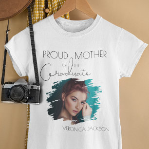 Modern Proud Mother Of The Graduate   Photo  T-Shi T-Shirt