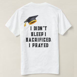 Modern Proud Mum   3 Photo Graduation T-Shirt 