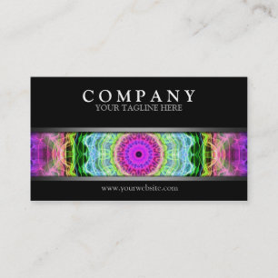 Modern Psychedelic Wormhole Business Card