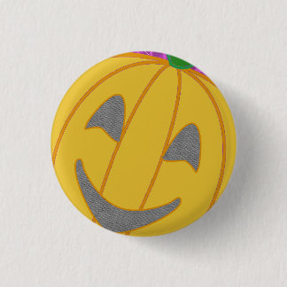 Modern Pumpkin Button