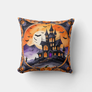 Modern Pumpkin Halloween Autumn Collection Cushion