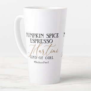 Modern Pumpkin Spice Espresso Martini Badass Fuel Latte Mug