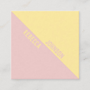 Modern Punchy Pastel Duotone - Business Card