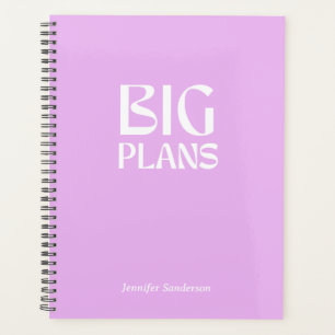 Modern Purple 2024 Personalised Planner