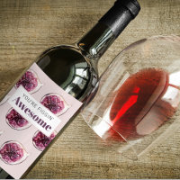 Modern Purple Fig Pattern & You're Figgin' Awesome