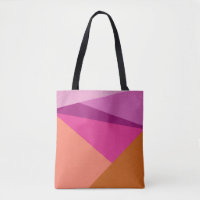 Modern Purple Geometric Colour Block Shapes