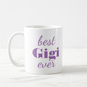 Modern Purple Gigi Personalised Custom  Mug