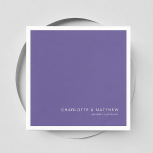 Modern  purple napkin
