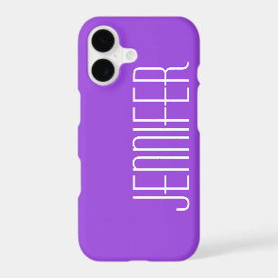 Modern Purple, Personalised, Custom Jumbo Name