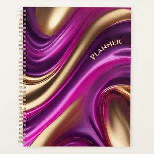 Modern- Purple Pink and Gold- Planner