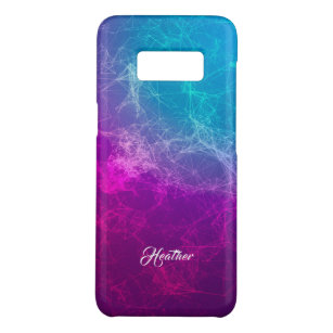 Modern Purple To Blue Ombre Polygonal Background Case-Mate Samsung Galaxy S8 Case