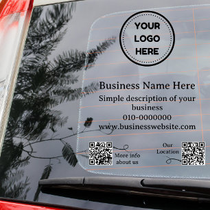 Modern Qr Code Business Promote Car Or 