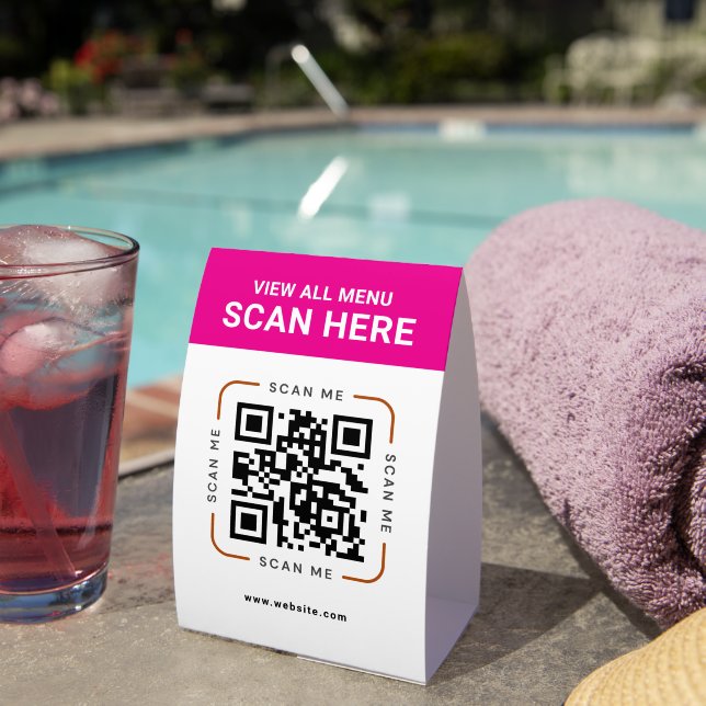 Modern QR Code | Digital Menu  (Insitu(On Table))