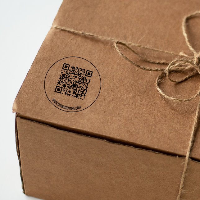 Modern QR Code  Rubber Stamp (Creator Uploaded)