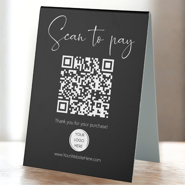 Modern QR code Scan to Pay Venmo + Scan for menu (Creator Uploaded)