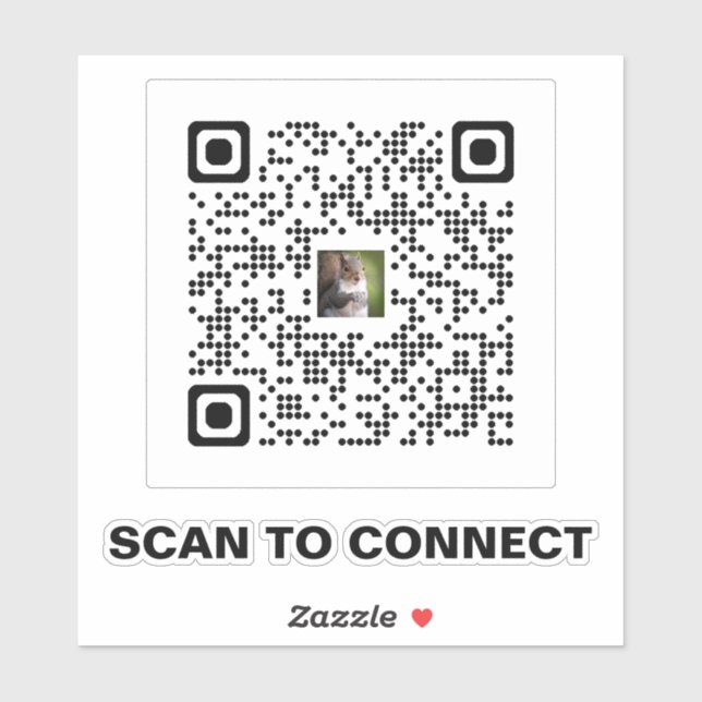 Modern QR Code Sticker – Simple & Professional (Sheet)