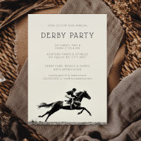 Modern Race Horse Photography Derby Party