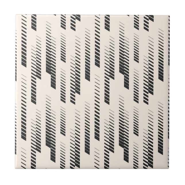 Modern Rain Pattern Ceramic Tile (Front)