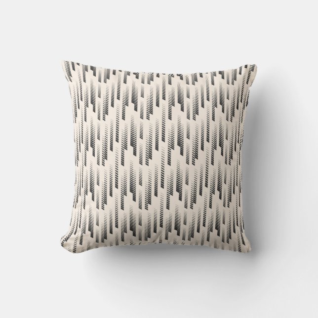 Modern Rain Pattern Cushion (Front)