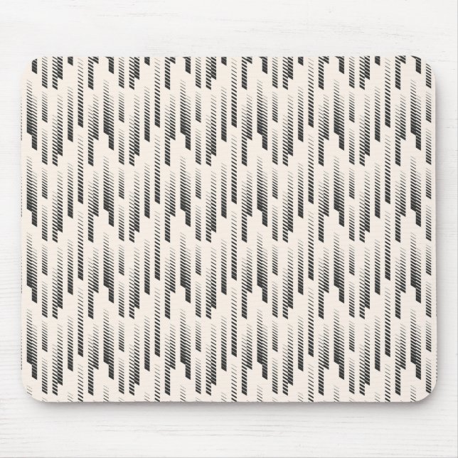 Modern Rain Pattern Mouse Pad (Front)