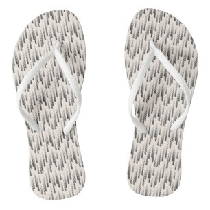 Modern Rain Pattern Thongs