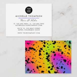 Modern Rainbow Business Card