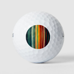Modern Rainbow Colours Golf Balls
