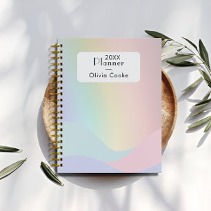 Modern Rainbow Digital Planner With Custom Name