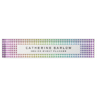 Modern Rainbow Glitter Dots
