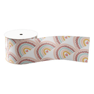 Modern Rainbow Grosgrain Ribbon