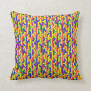 Modern Rainbow Pattern Cushion