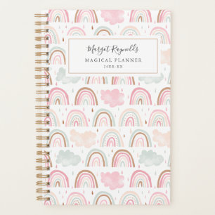 Modern Rainbow Pattern Magical Planner