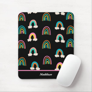 Modern Rainbow Pattern Mouse Pad
