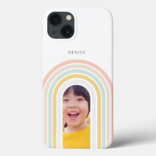 Modern Rainbow Photo iPhone 13 Case