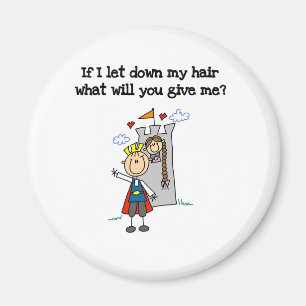 Modern Rapunzel Magnet