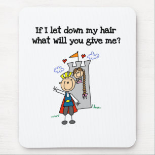 Modern Rapunzel Mouse Pad