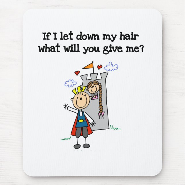 Modern Rapunzel Mouse Pad (Front)