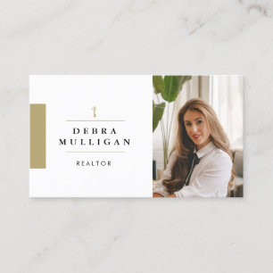 Modern Real Estate Agent Business Card