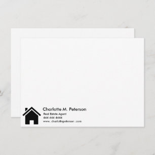 Modern Real Estate Agent House Realtors Card