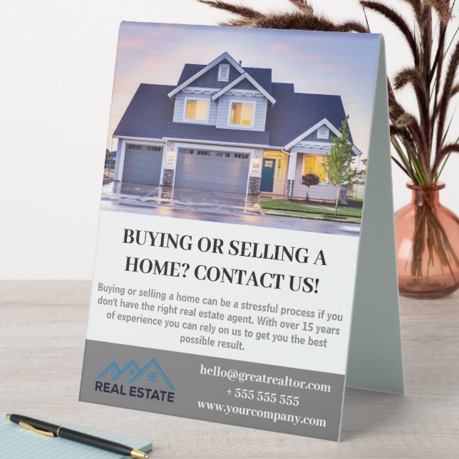 Modern Real Estate Agent Listing  (In SItu (Table))