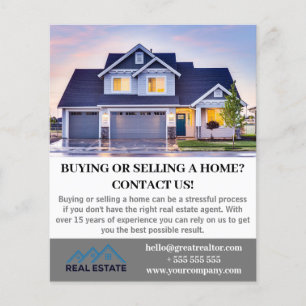 Modern Real Estate Agent Listing Custom Flyer