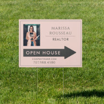Modern Real Estate Agent Photo Open House