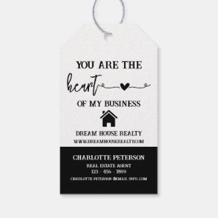  Modern Real Estate Agent Promotional Valentine  Gift Tags