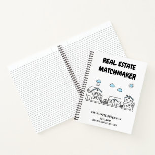 Modern Real Estate Agent Realtor  Notebook