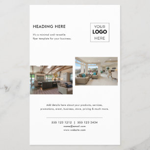Modern Real Estate Business Branding Flyer